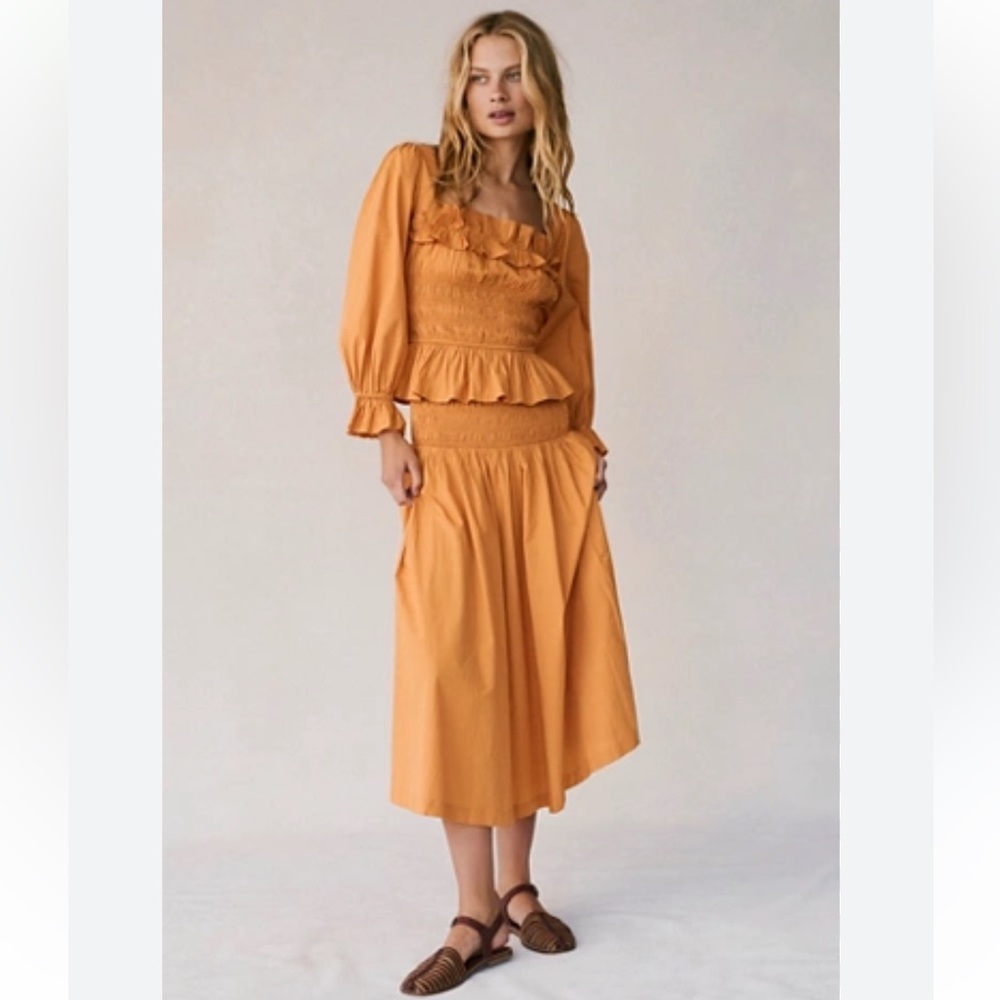 Free People Keep The Romance Amber Honey 2 Piece Set